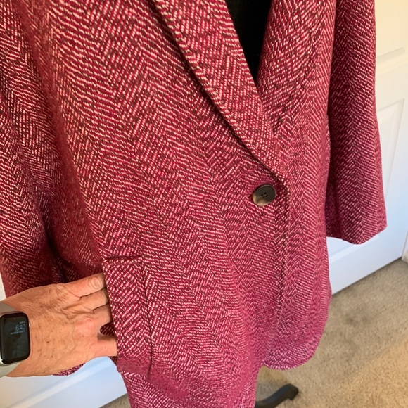 💕👚 Pretty in Pink Wool Jacket 👚💕 - Picture 4 of 16